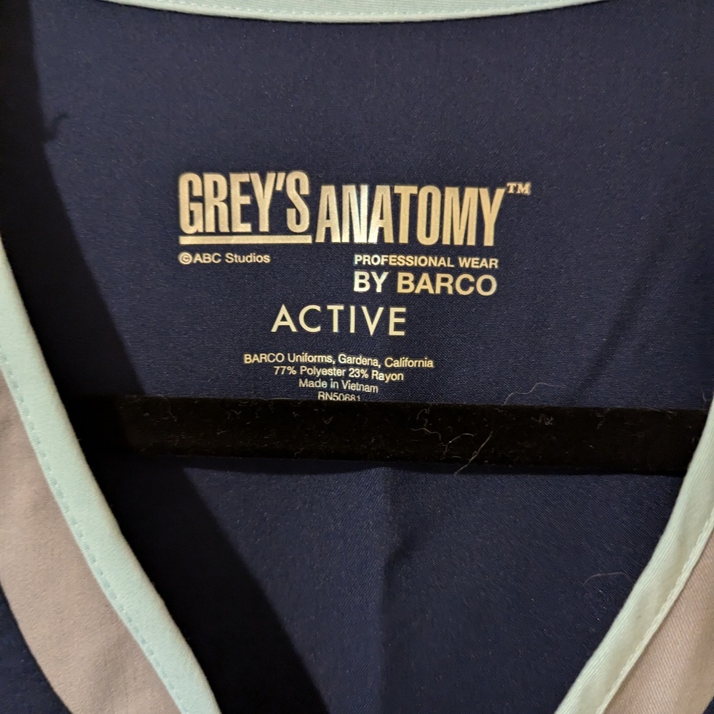 Grey's Anatomy Scrubs Set